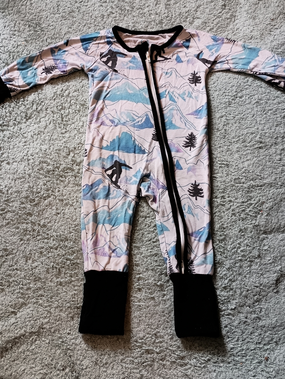 Little Britches Bamboo Zippy Snowboarding‎ Sasquatch